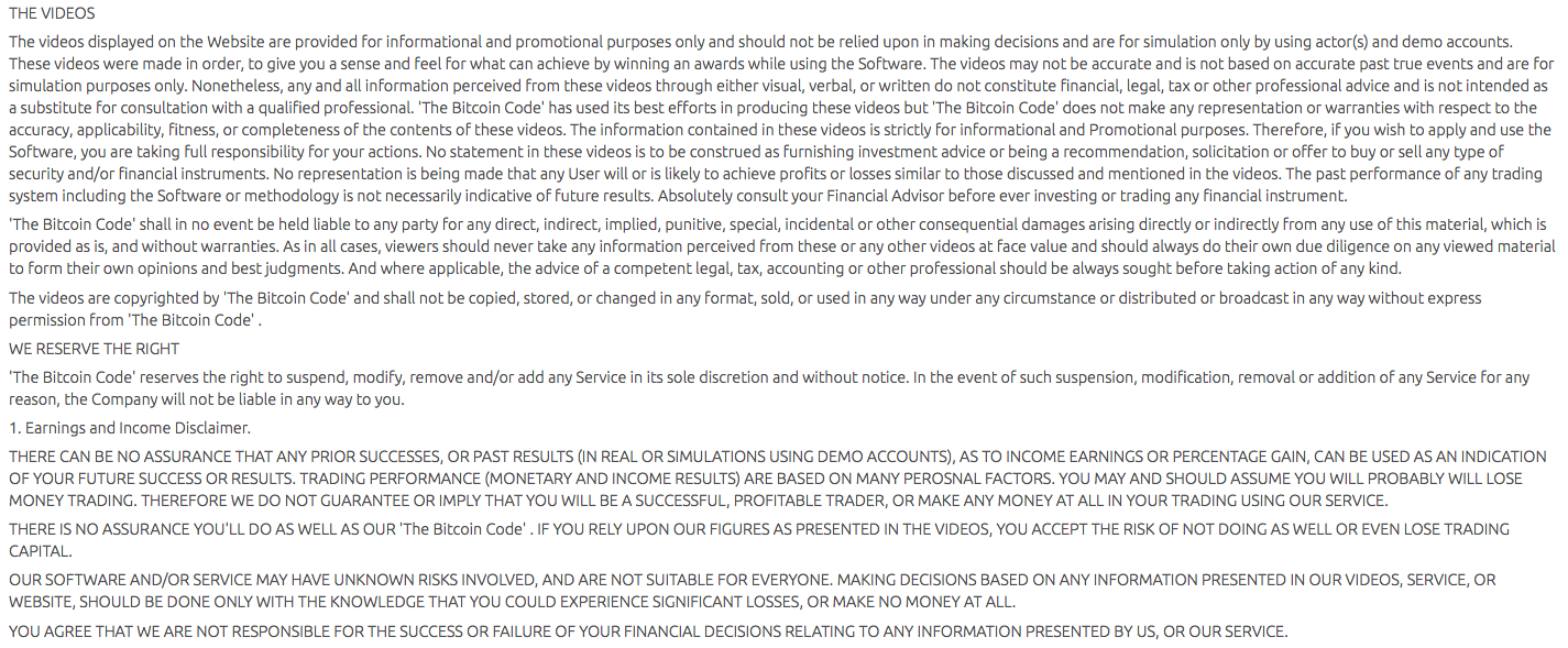 Binary Options Fine Print 2