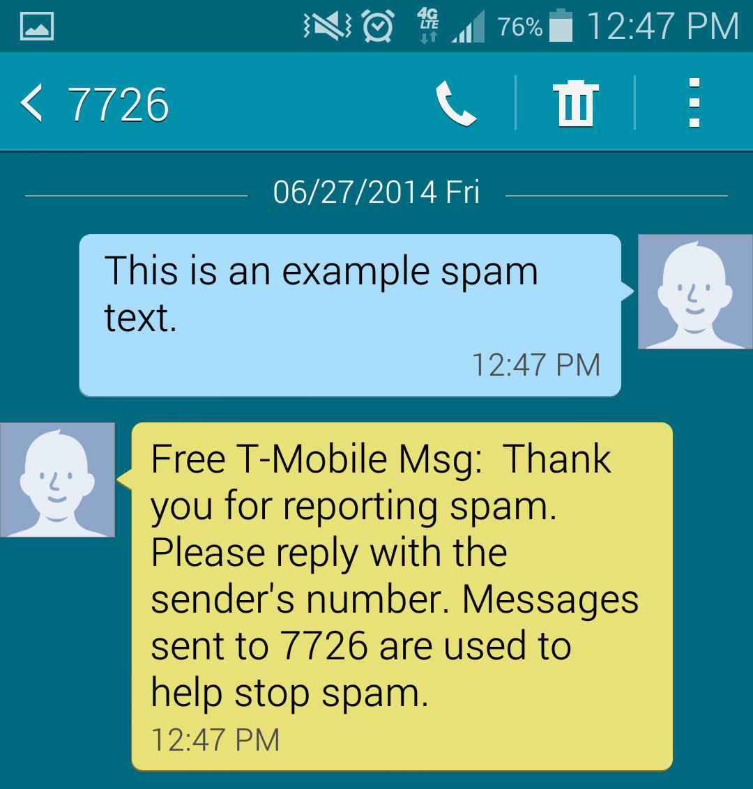 How To Report Text Message Spam Samsung Galaxy S5 Touchwiz 